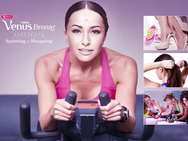 Ação: Spinning & Shopping